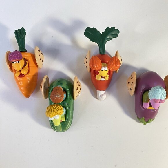 Full Set of 4 Fraggle Rock McDonalds Happy Meal Toys Henson 1988 - Picture 2 of 6